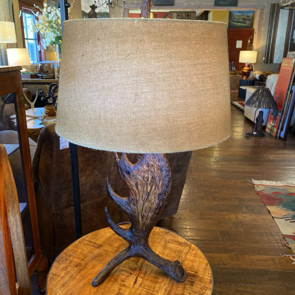 Moose Antler Lamp