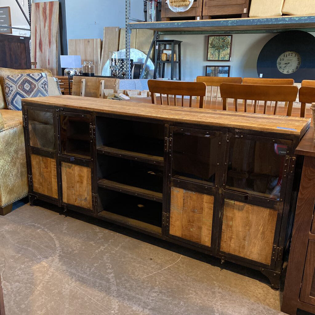 Natural Reclaimed Wood Console