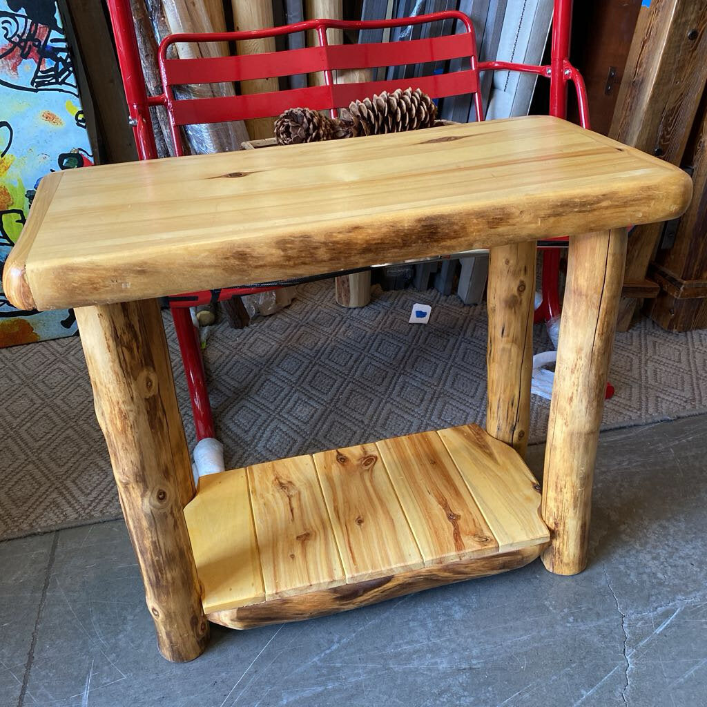 Lodge Pole Pine Console Table