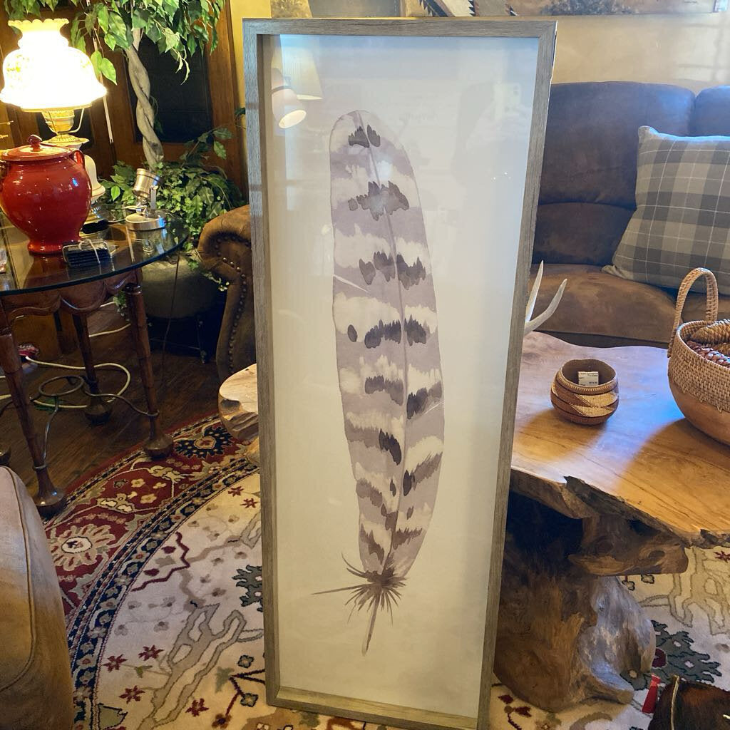 Framed Feather Print