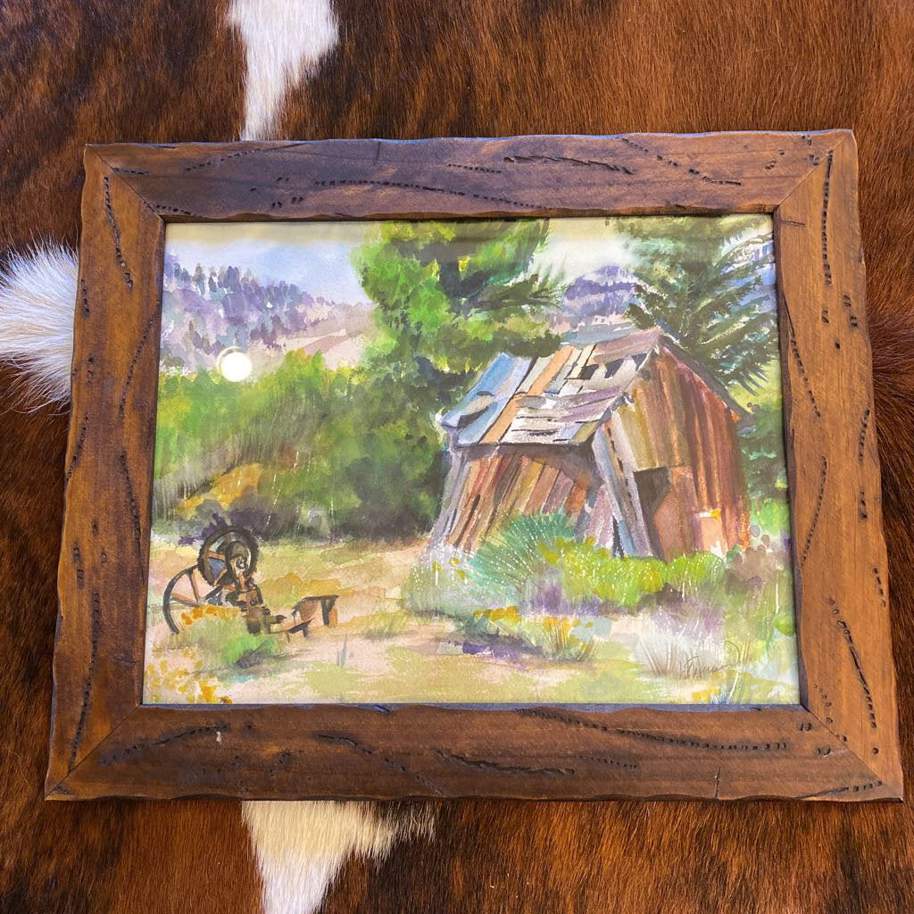 Old Shed By Local Artist Linda Townsend