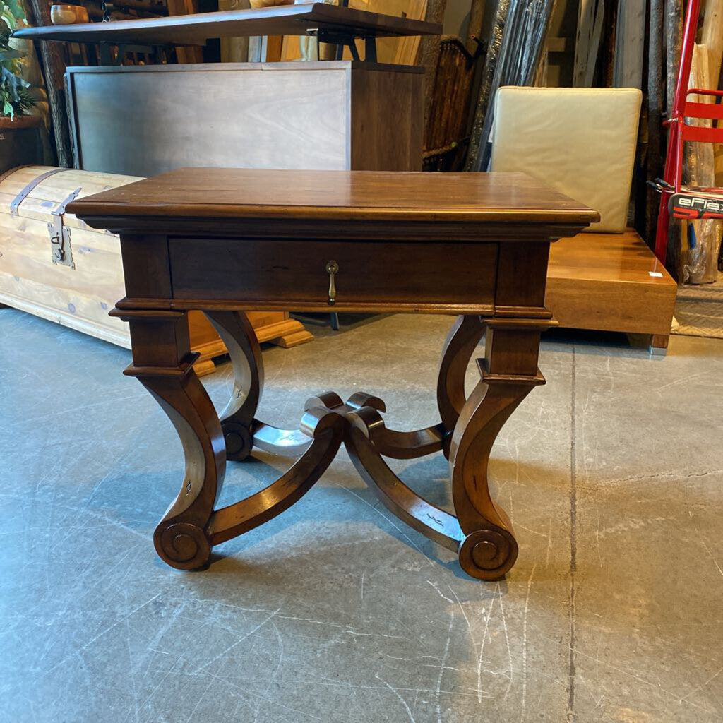 Vintage Tuscan Style End Table