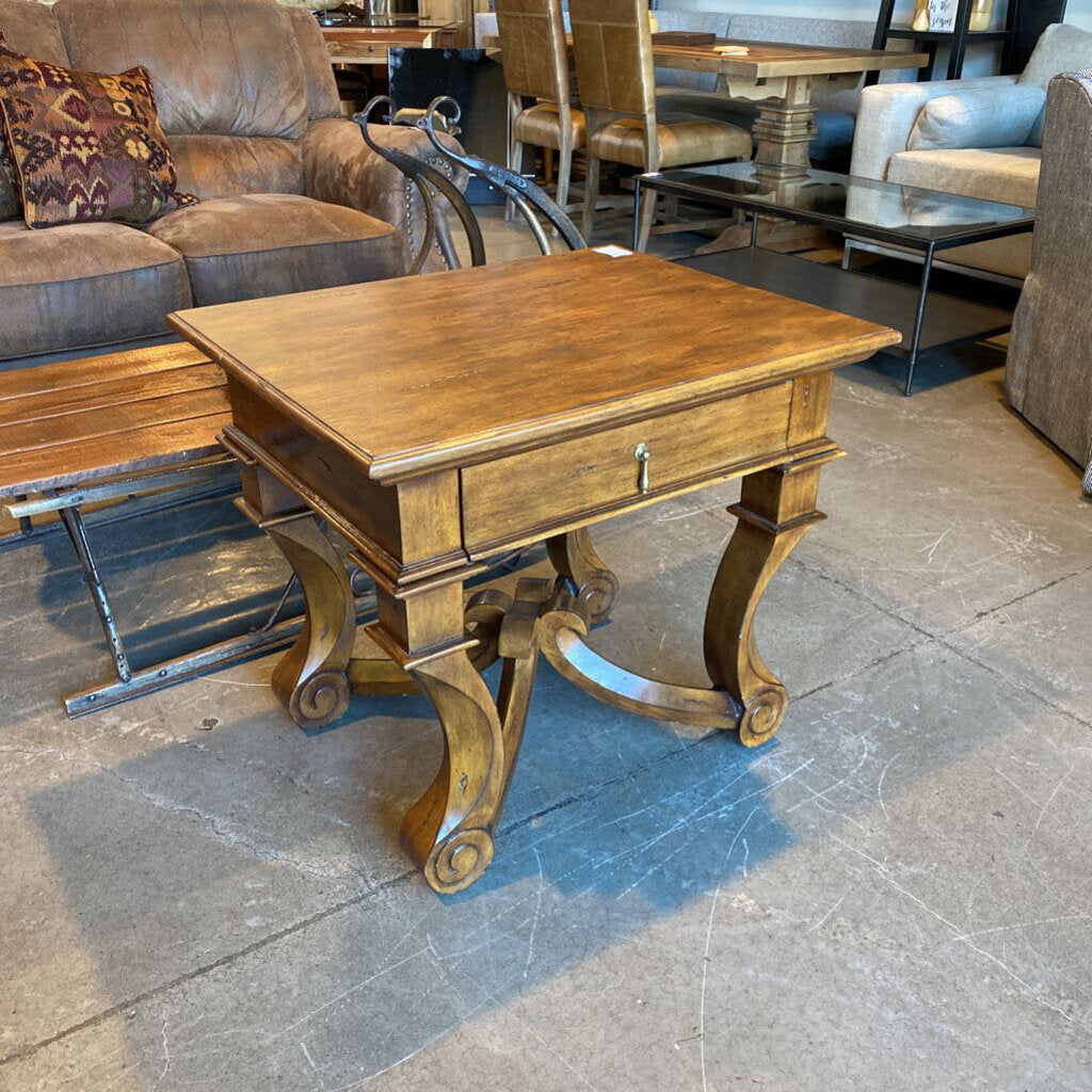 Vintage Tuscan Style End Table