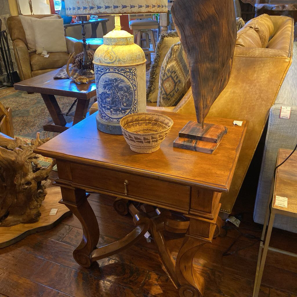 Vintage Tuscan Style End Table