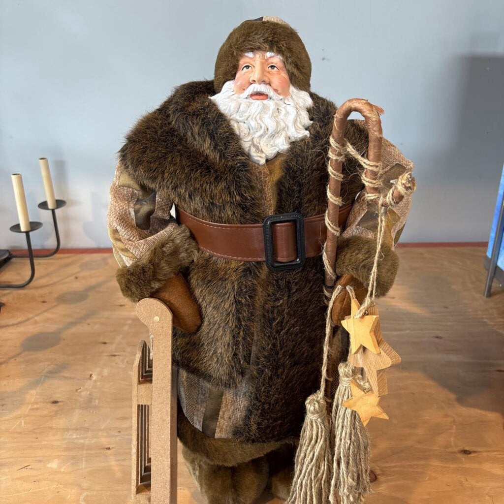 Santa Figurine w/ Sled