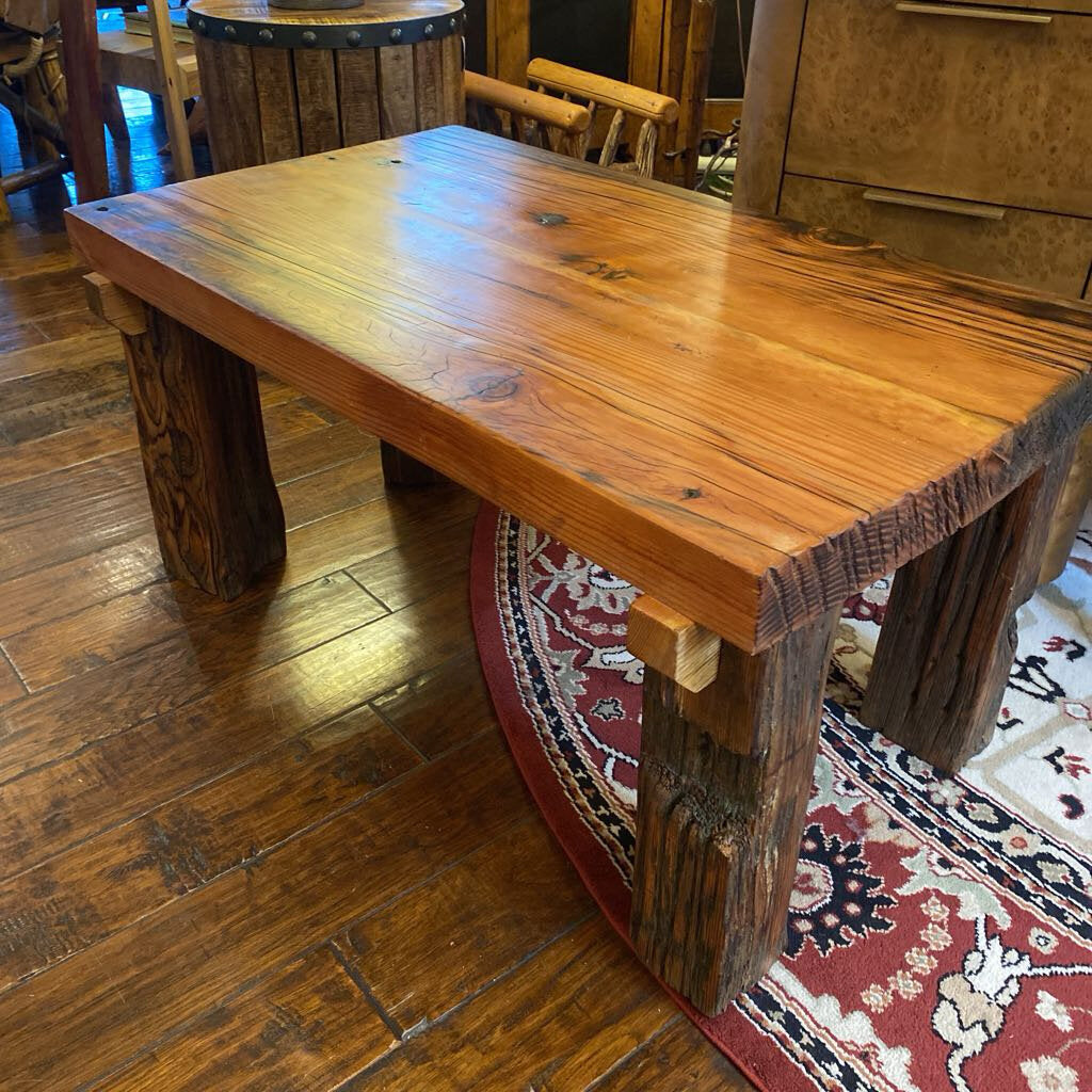 Custom Made Douglas Fir Coffee Table By Sandy Croft