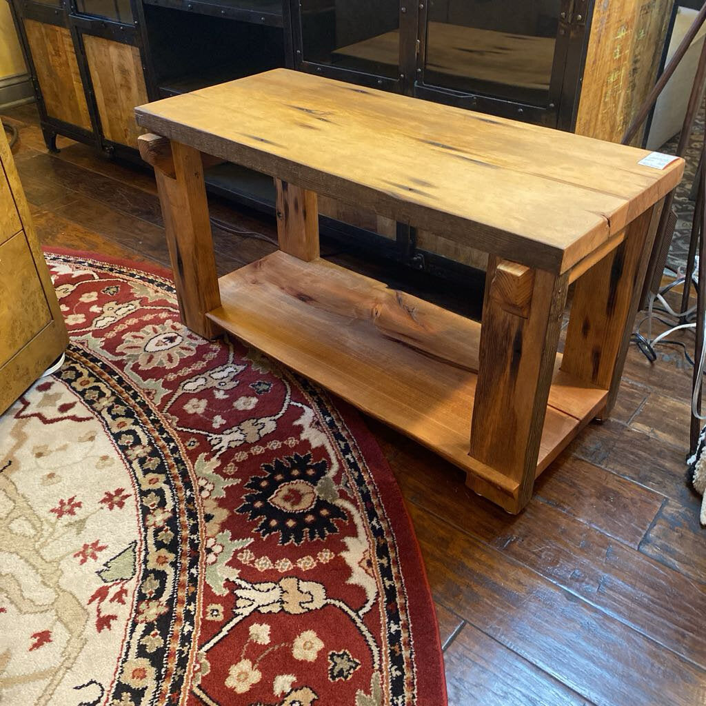Custom Made Douglas Fir Bench By Sandy Croft