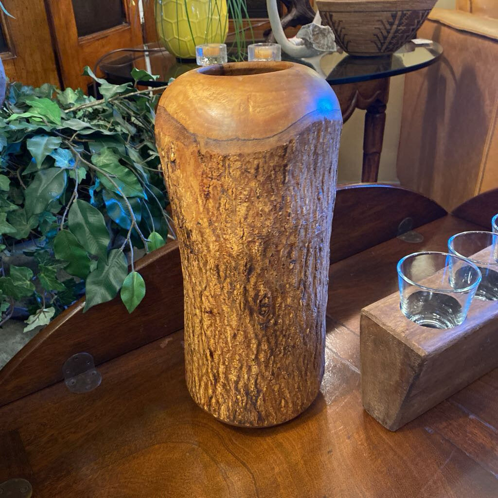 Wood Vase