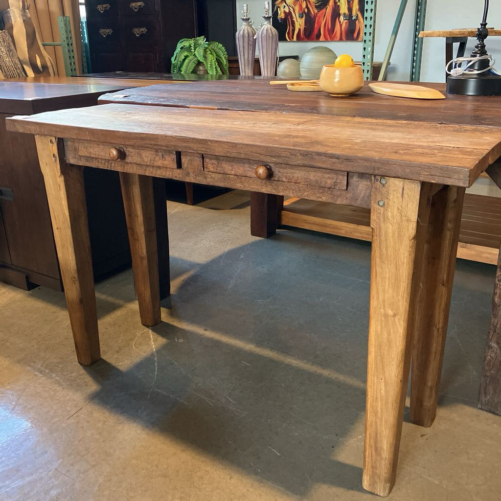 Rustic Teak Console