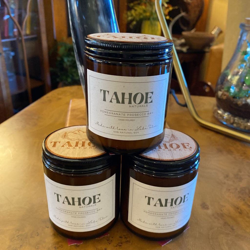Tahoe Naturals Candle - Pomegranate Prosecco Bay