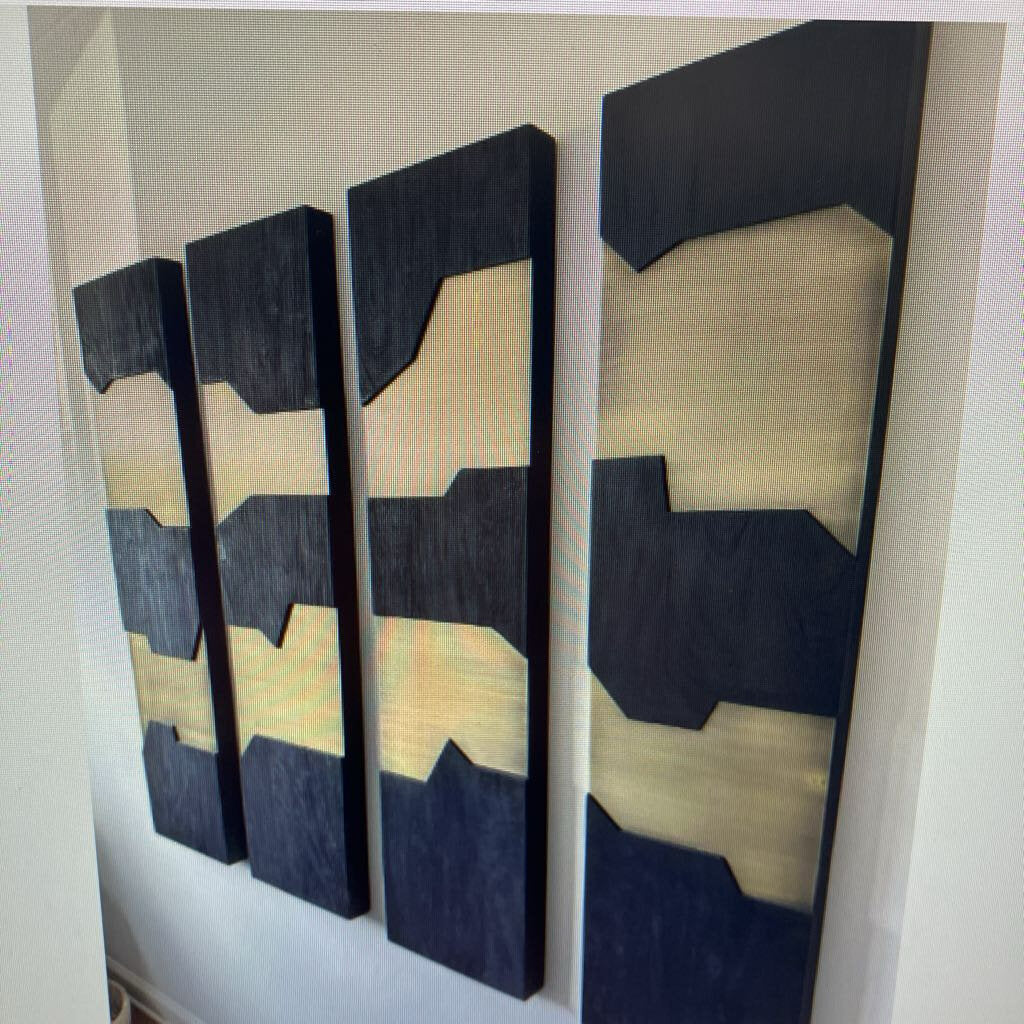 4 Hands Antigua Layered Wall Panel Art