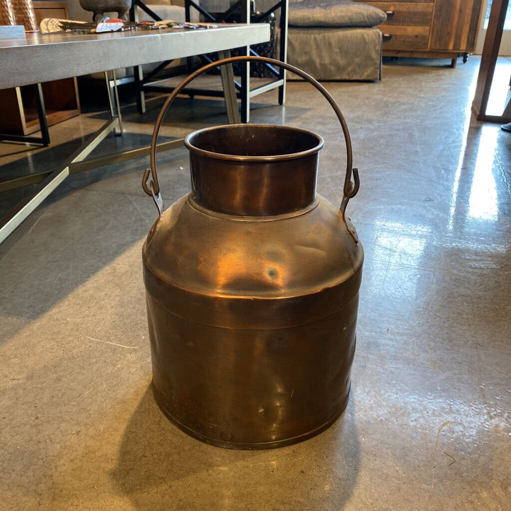 Copper Milk Can
