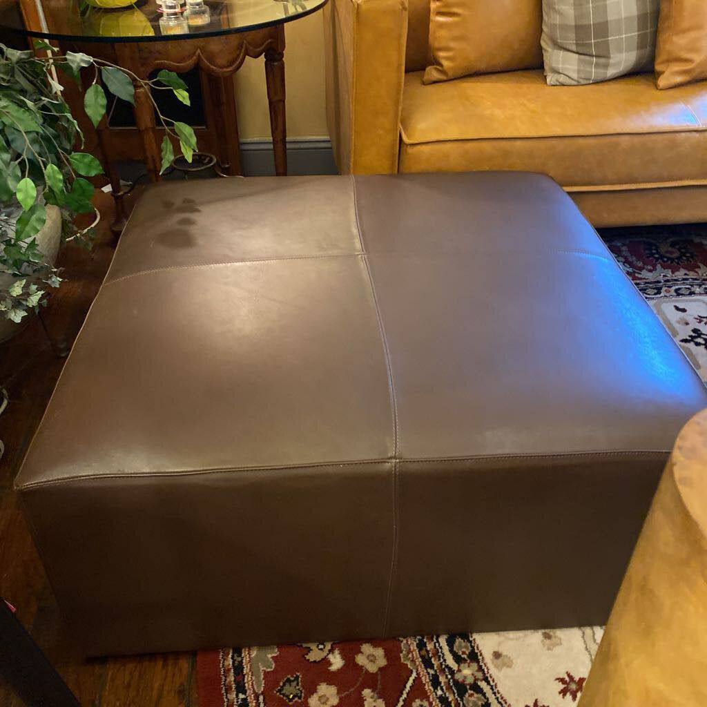 Mercana Leather Ottoman