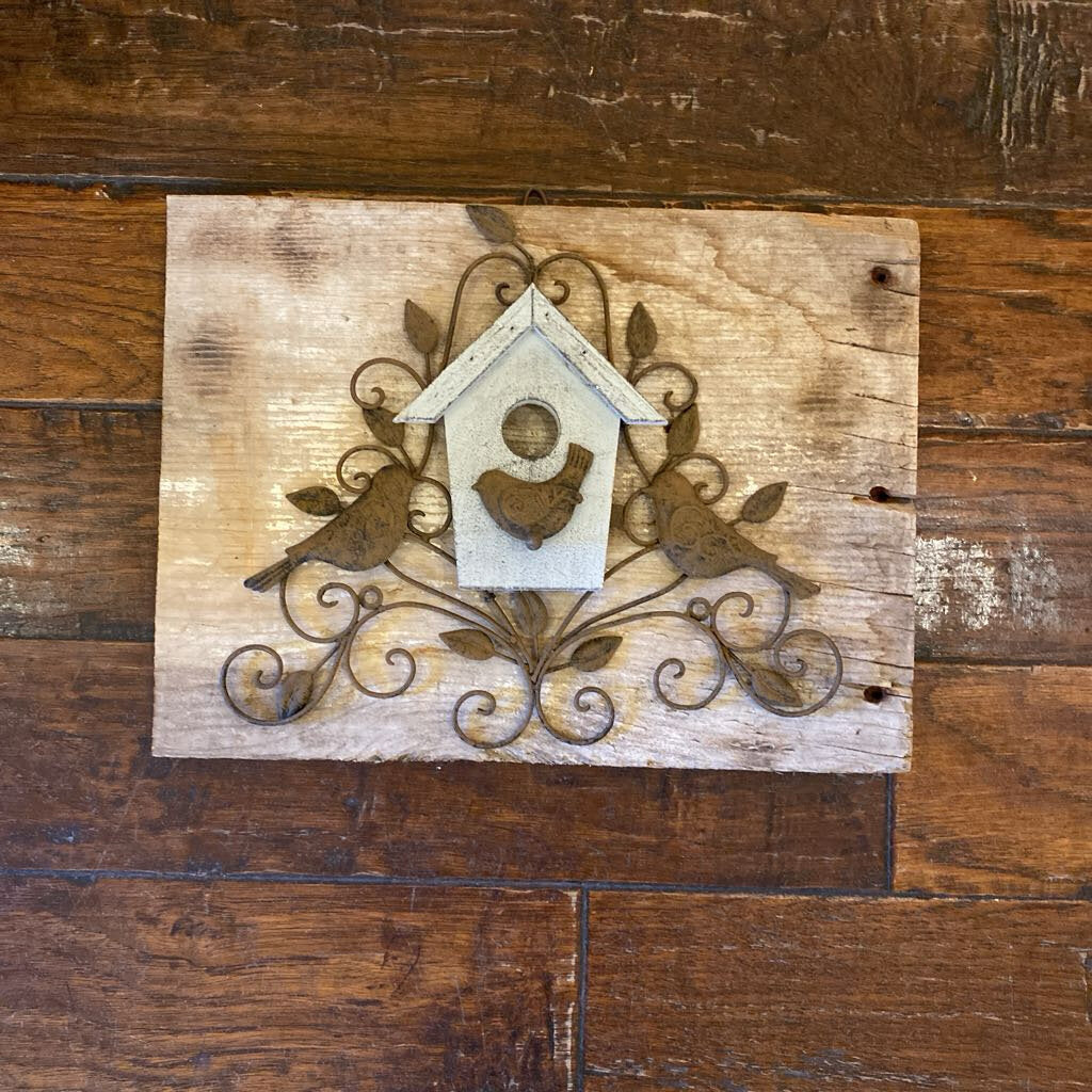 Bird House On Barnwood