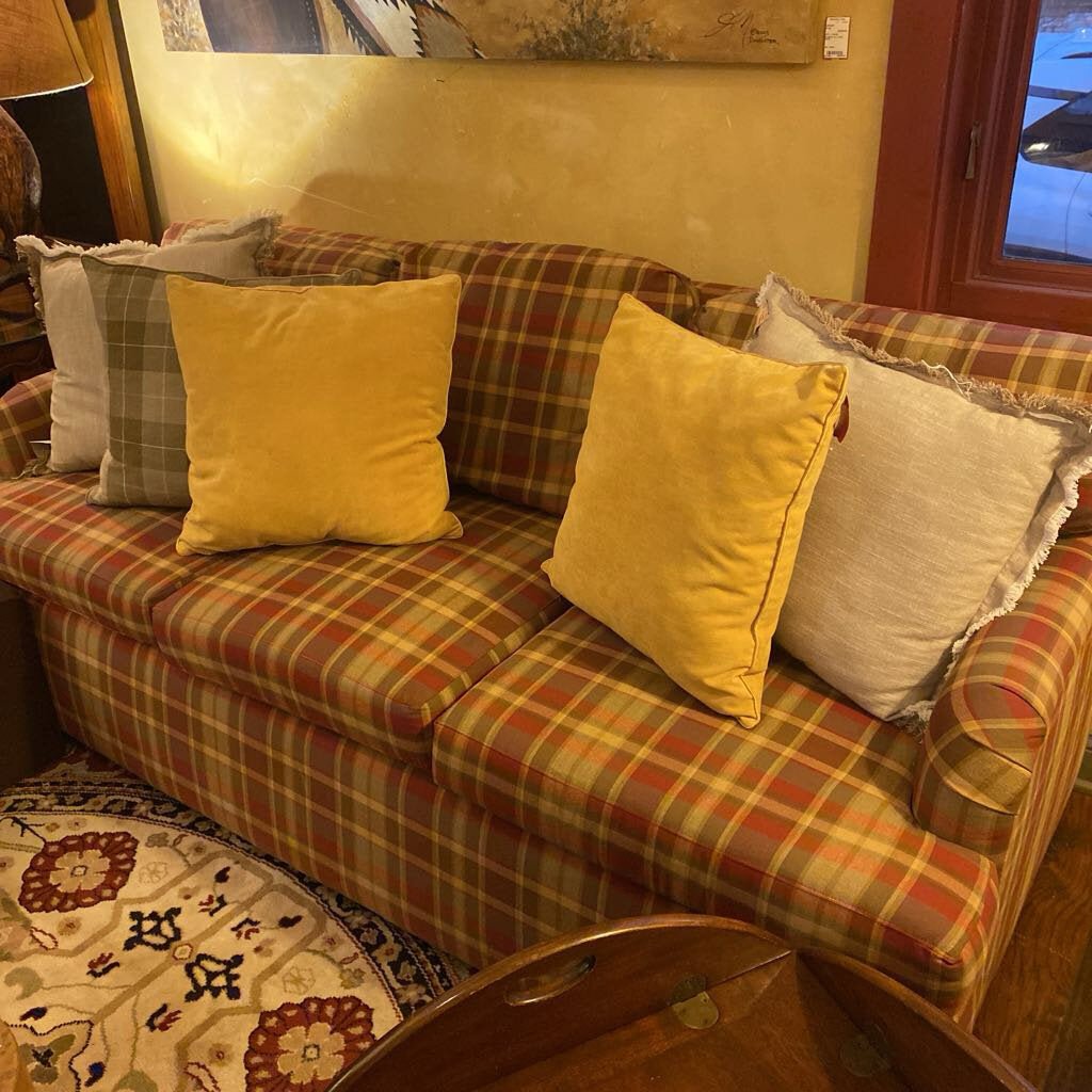 Plaid Sofa