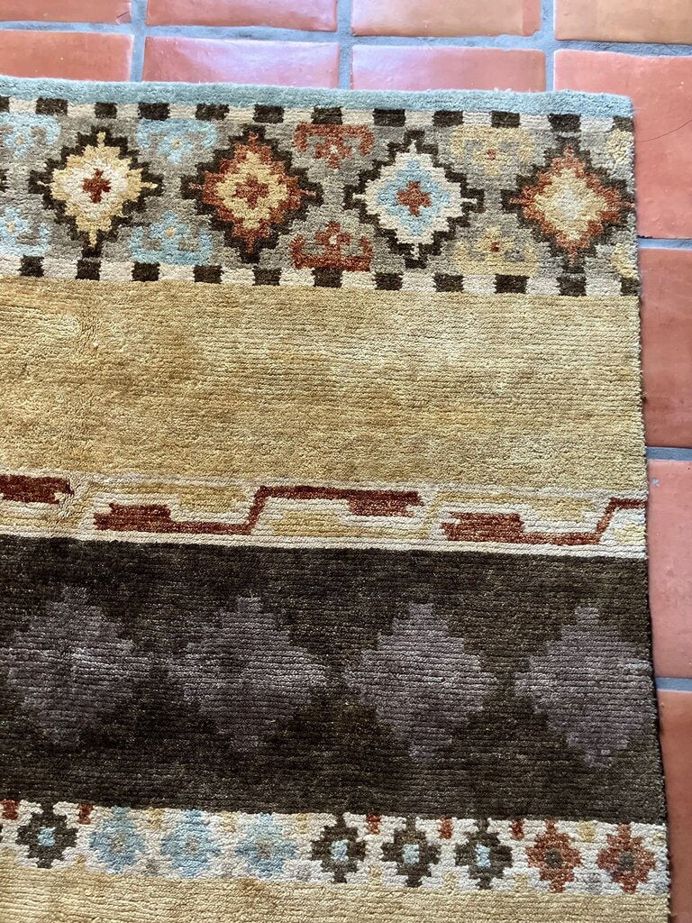 Hand Knotted Wool Rug