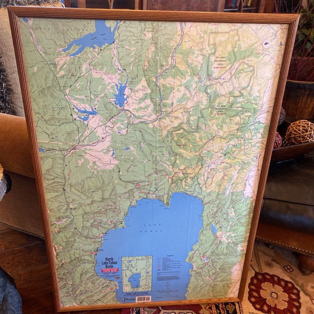 North Lake Tahoe Map
