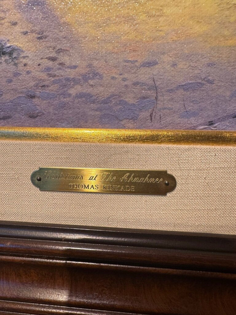 Christmas At The Ahwanee By Thomas Kincade - Signed And Numbered