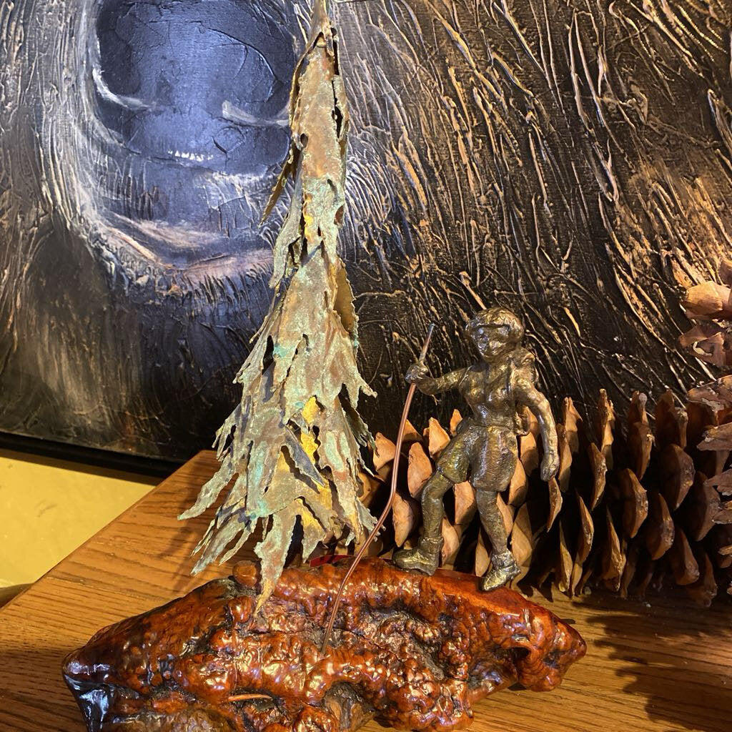 Hiker Statue By James Hacker