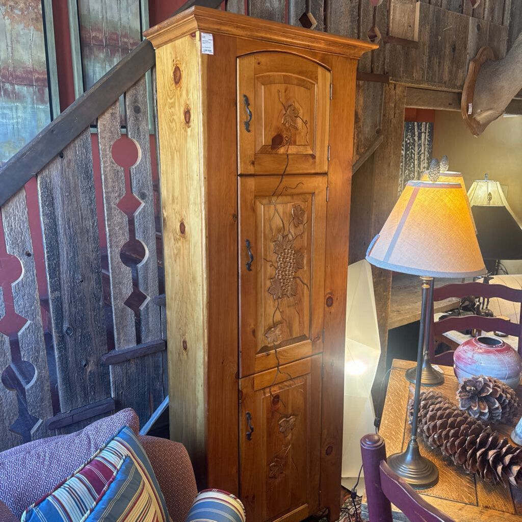 Grape Vine Carved Cabinet