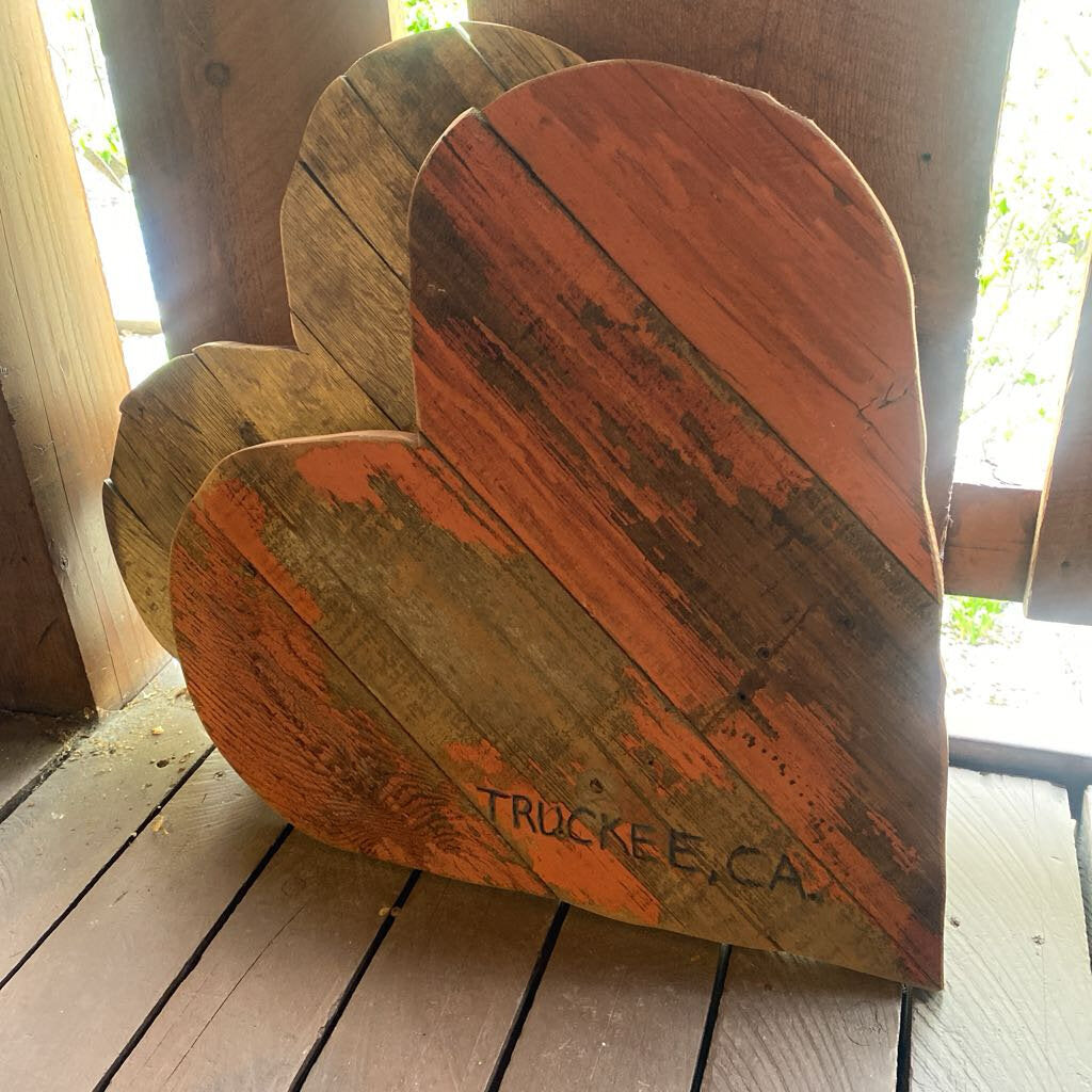 Reclaimed Wood Heart