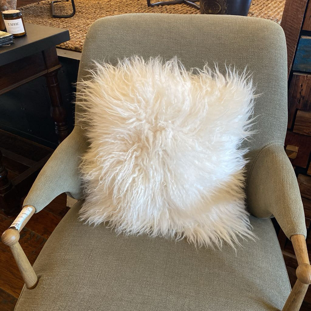 West Elm Alpaca Pillow
