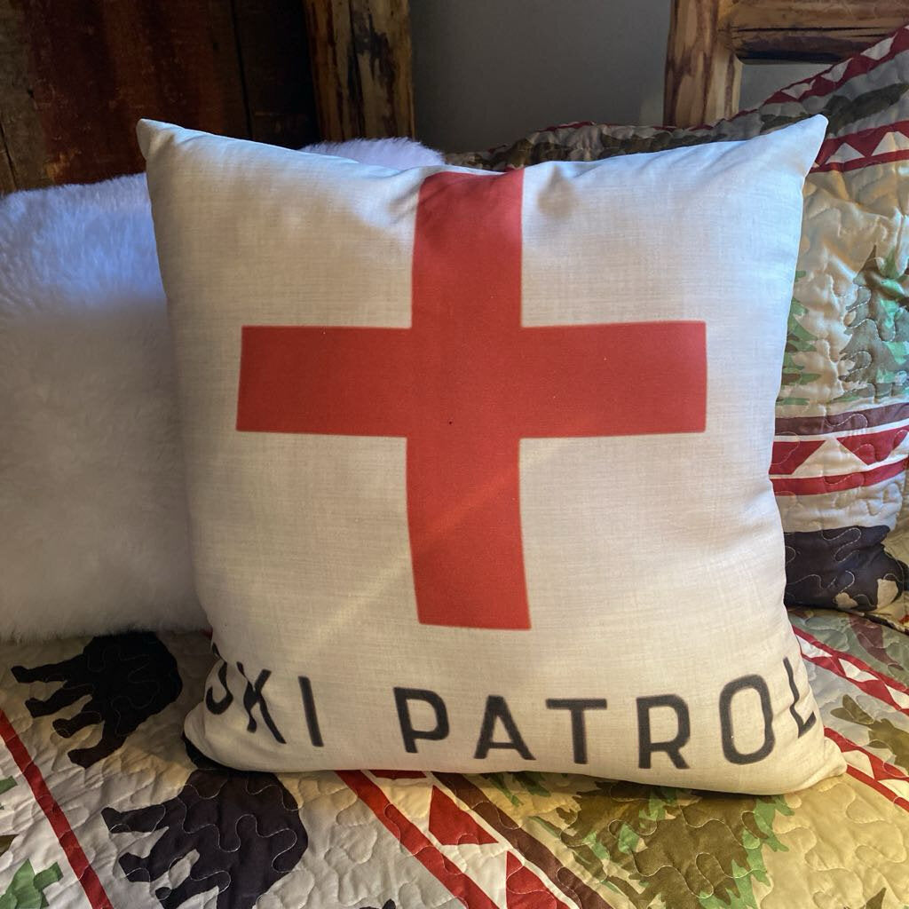 Red Cross Ski Pillow