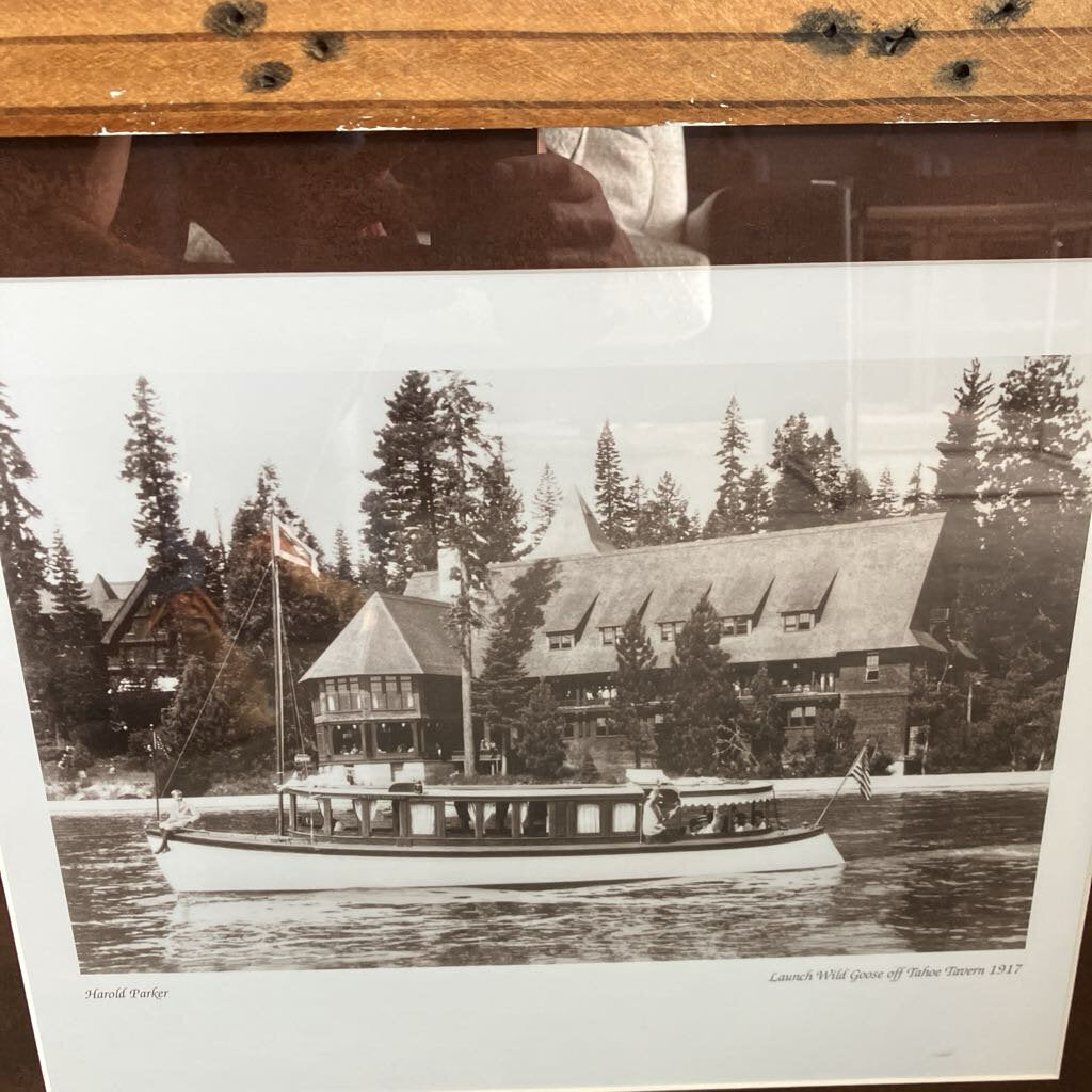 Launch Wild Goose Off Tahoe Tavern Photo 1917