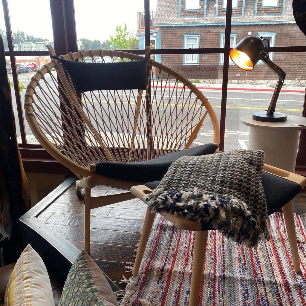 PB Mobler PP130 Circle Chair And Ottoman By Hans Wegner