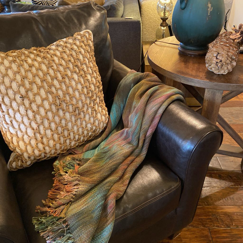 Hand Woven Cotton Seacell Throw Blanket
