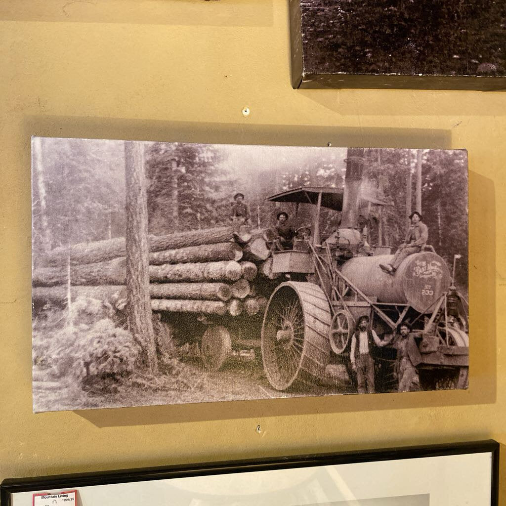 Vintage Steam Tractor Photo