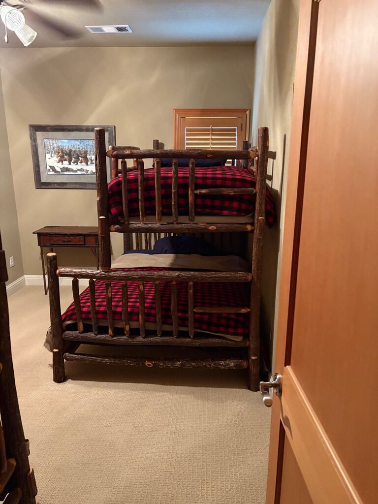 Twin Over Full Hickory Bunk Bed