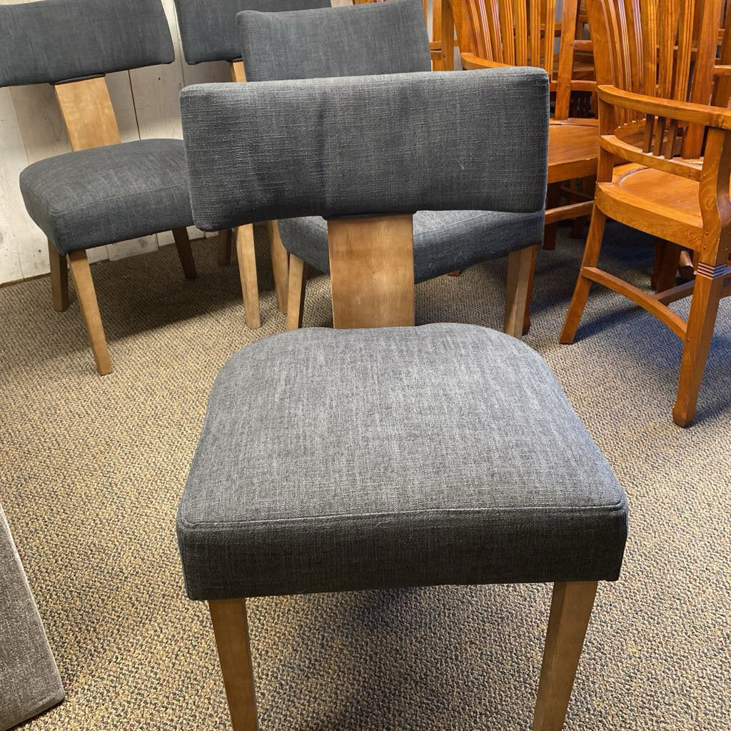 Modern Linen Upholstered Dining Chair - Set Of 4