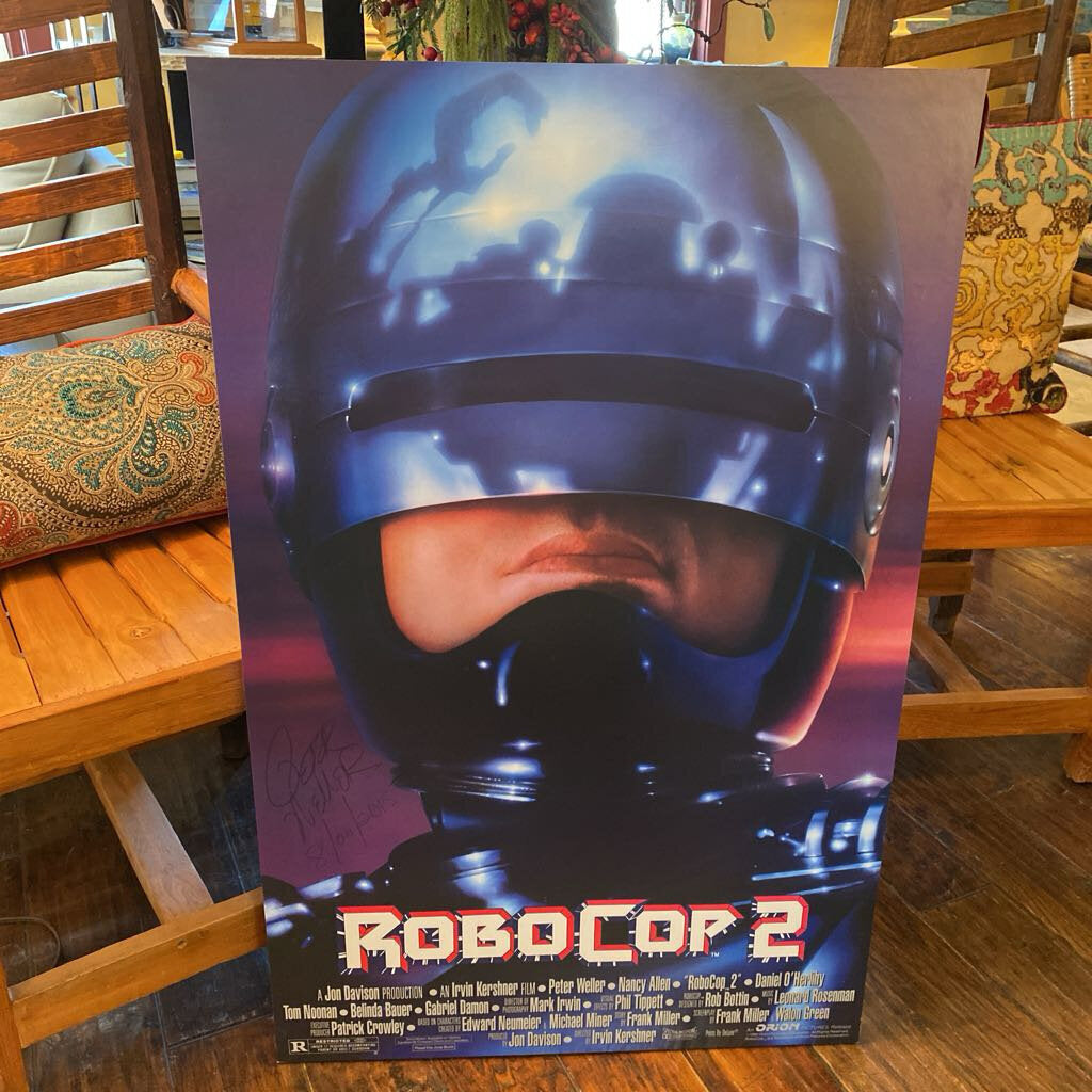 RoboCop 2 Signed Poster