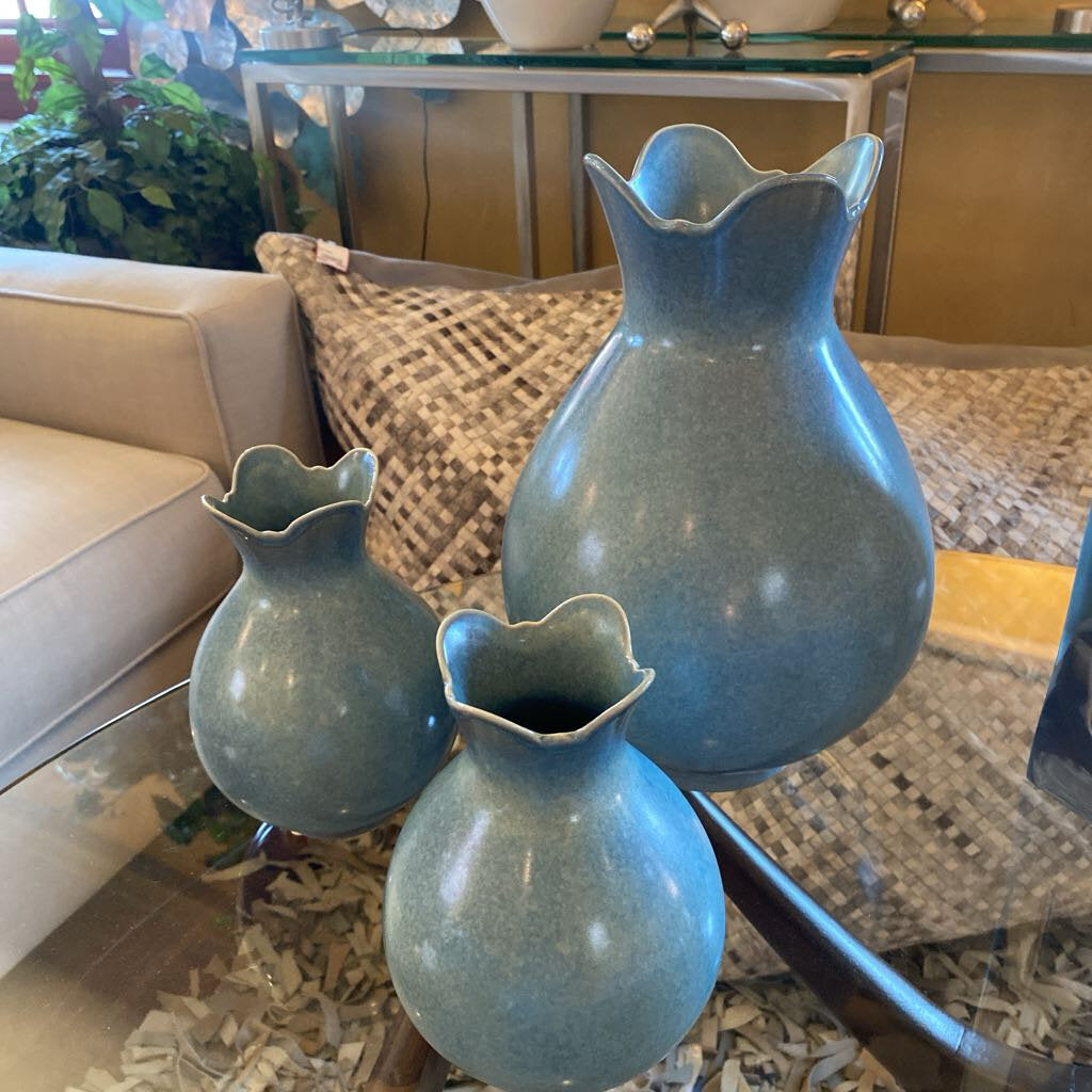 Barbara Berry For Global Views Chesa Vases - Set of 3