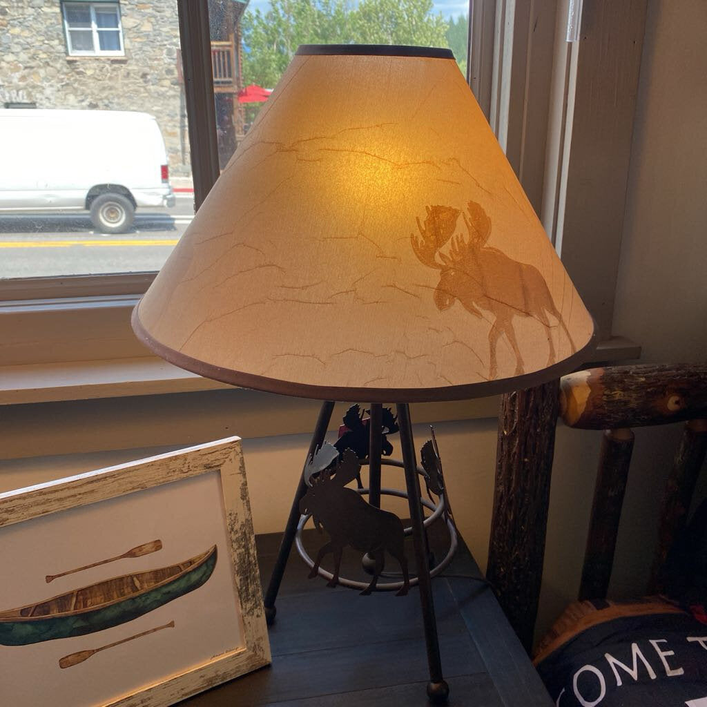 Moose Lamp