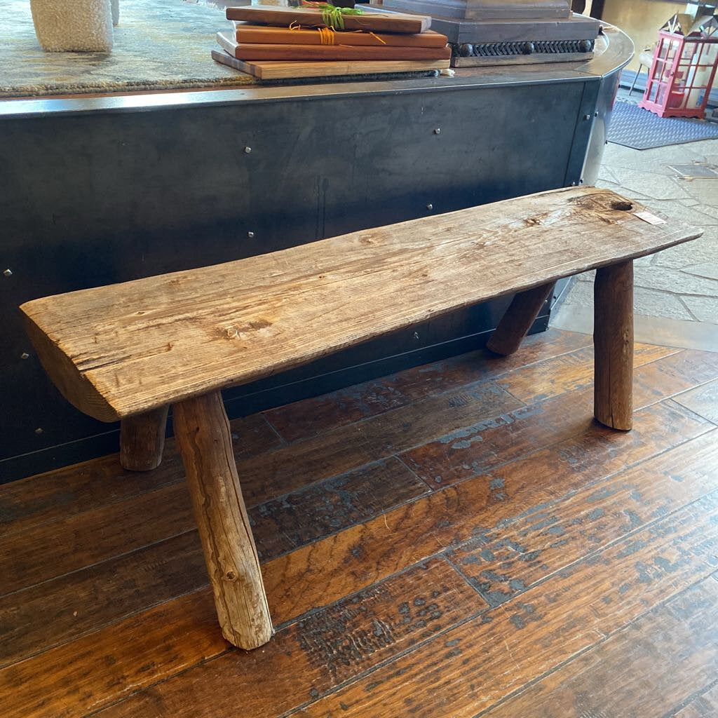 Rustic Wood Bench