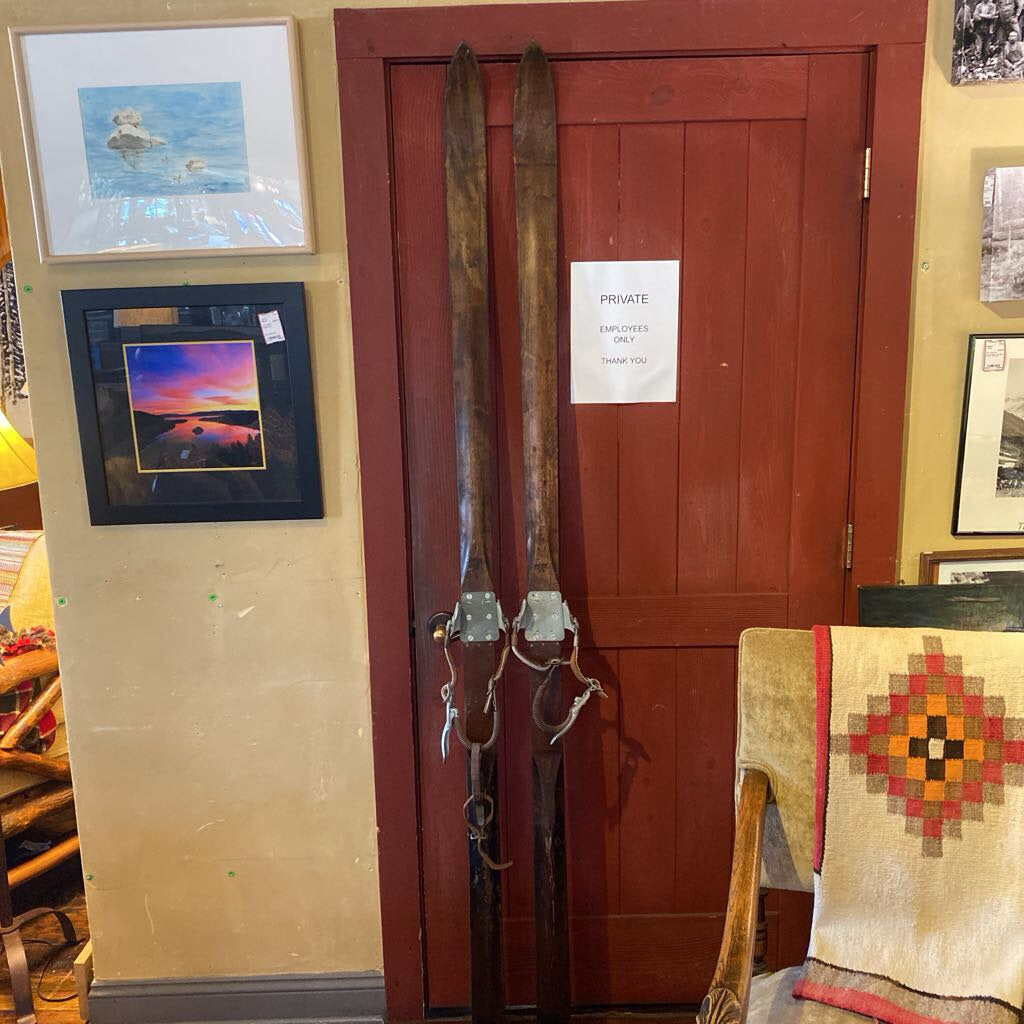 Vintage Swedish Military Skis