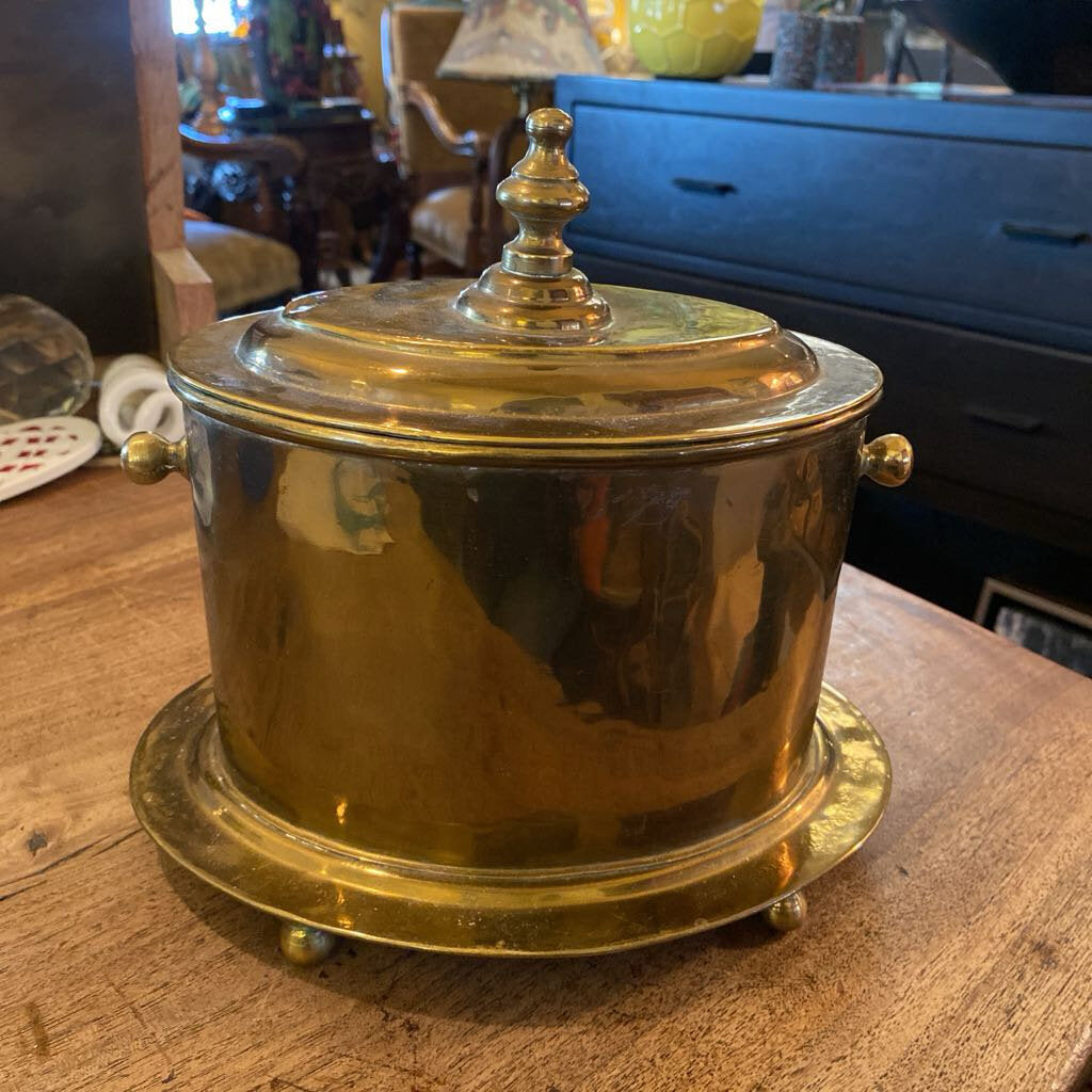 Vintage Brass Tea Caddy