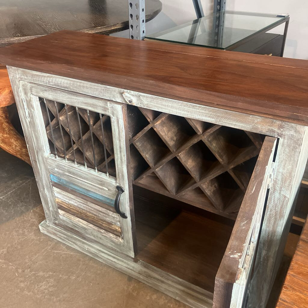 Distressed Wine Cabinet