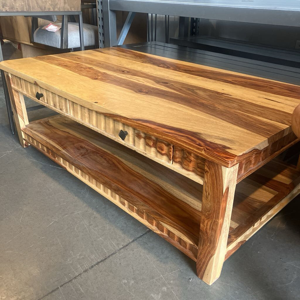 Porter Designs Tahoe 2 Drawer Sheesham Coffee Table