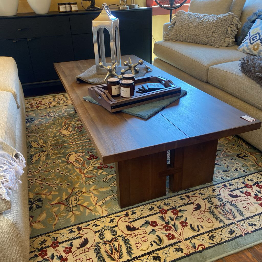 Crate & Barrel Wood Coffee Table