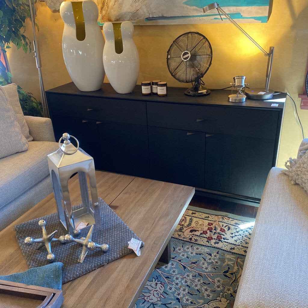 Crate & Barrel Black Console
