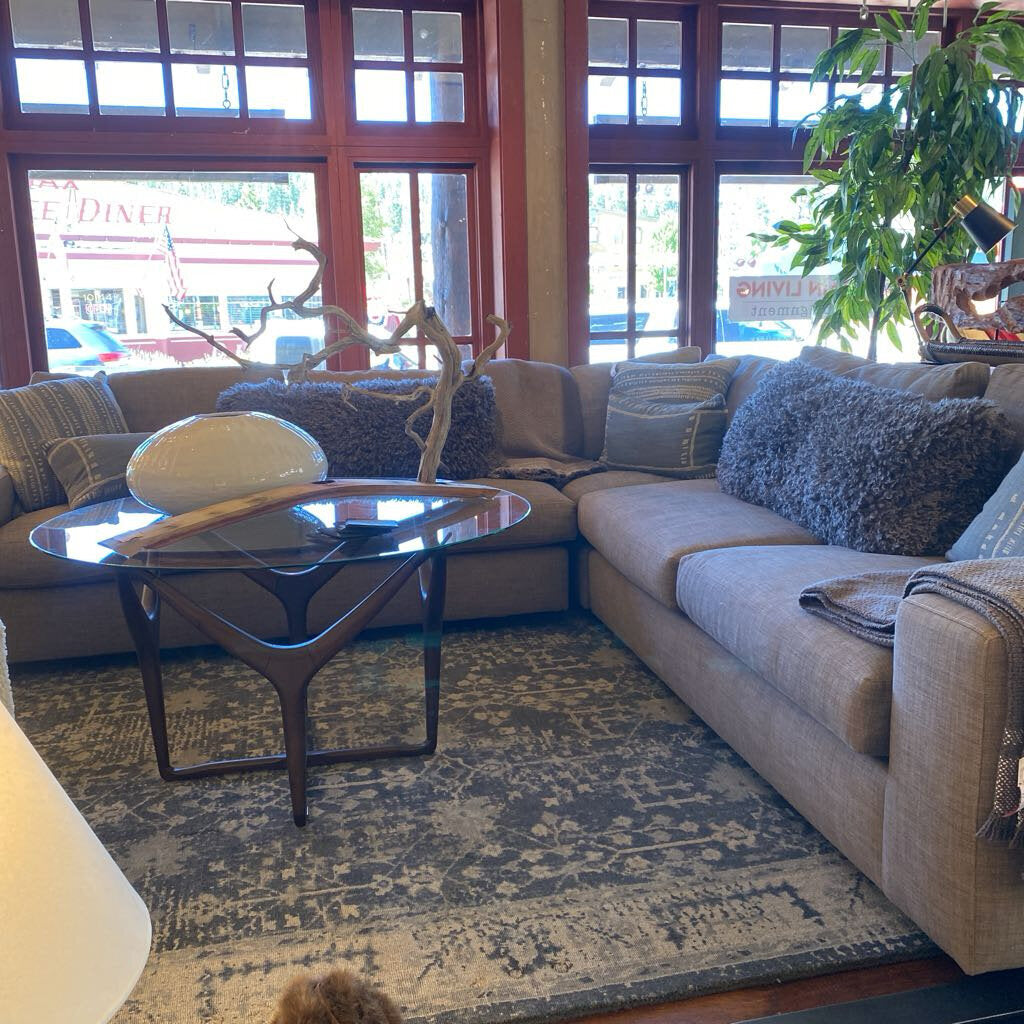 Down Blend Grey Sectional