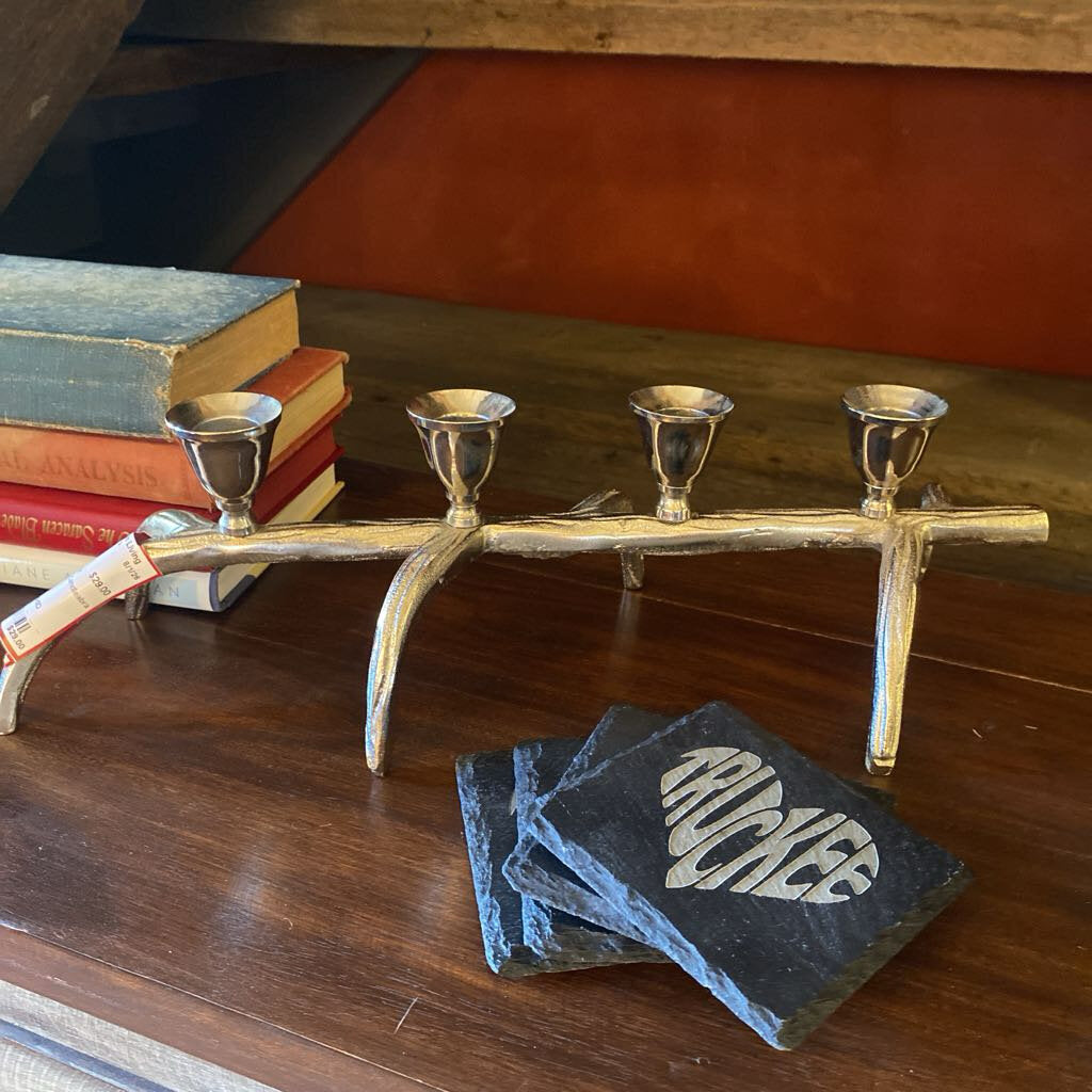 Silver Antler Candleabra