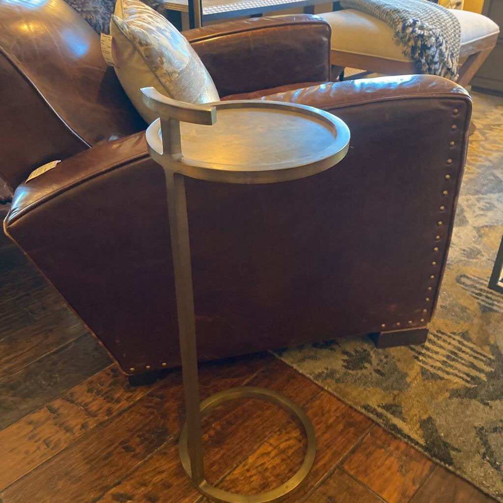 Restoration Hardware 1930's Martini Round Drink Table