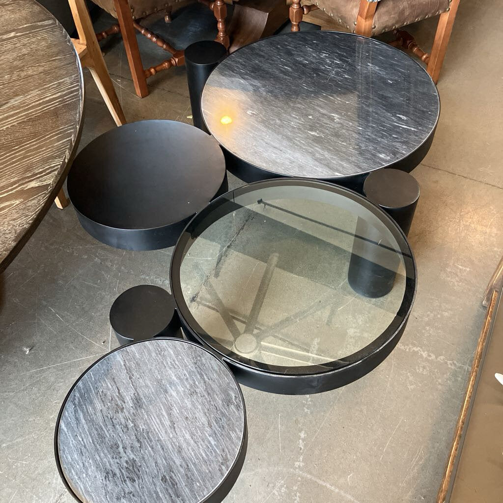 Noir Trypo 3 Leg Coffee Table