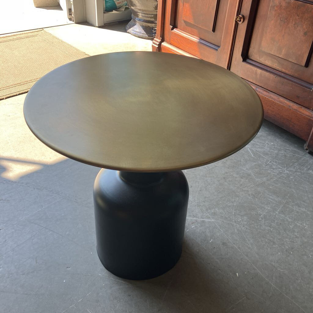 Vida Gold & Black Side Table