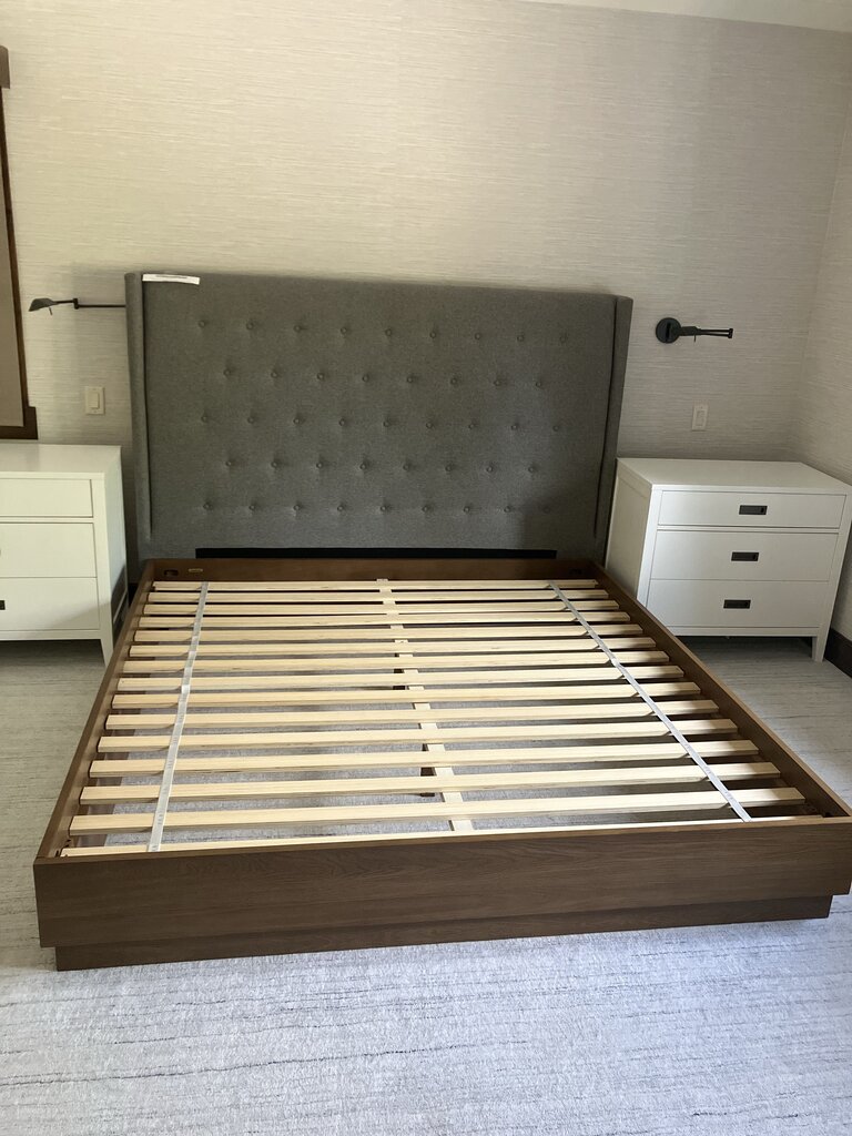 Crate & Barrel Ronin King Bed