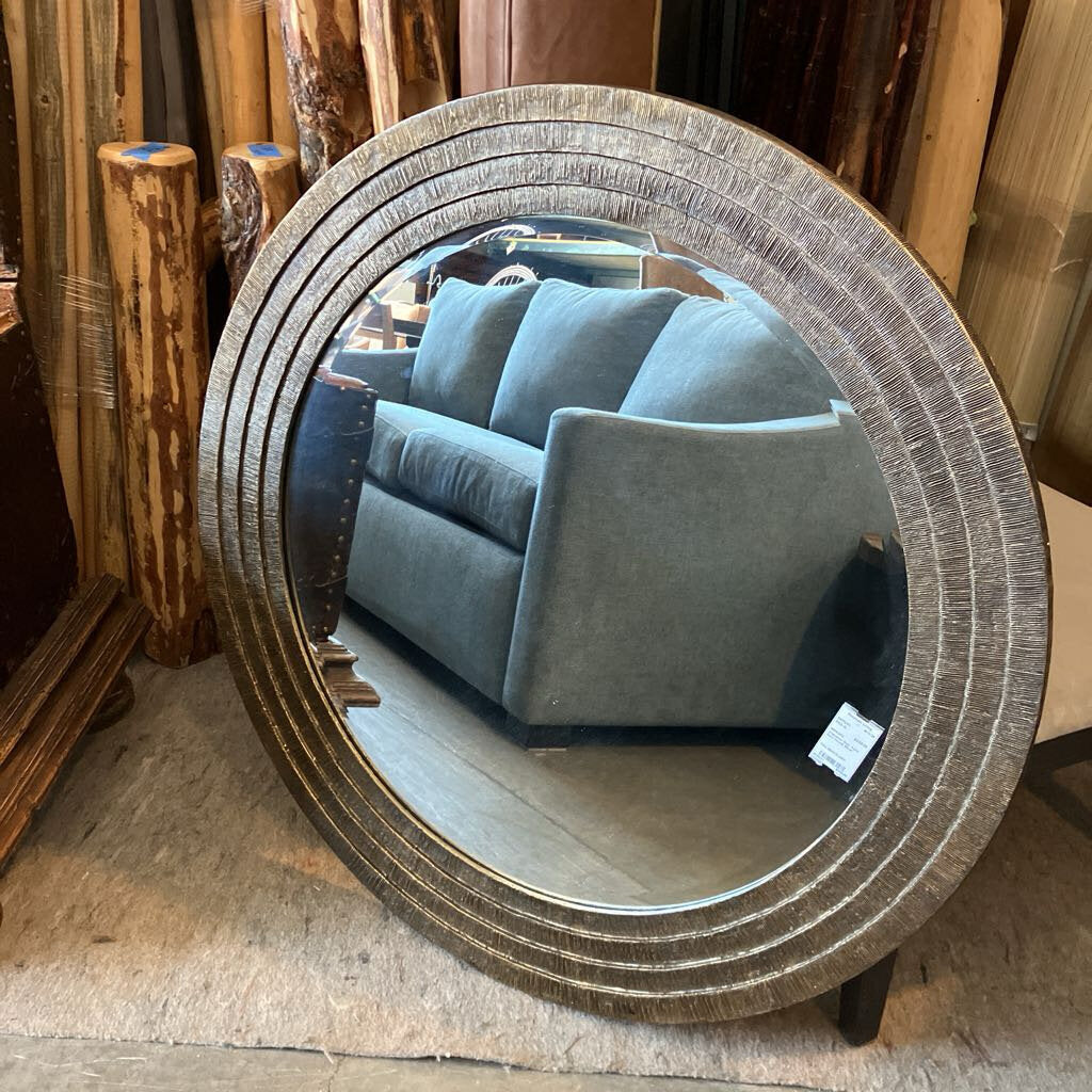 Uttermost Relic Aged Gold Round Mirror